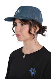 Indigo Five-Panel Cap